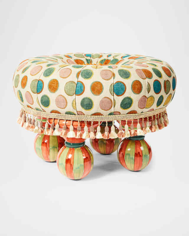 Croquet Dots Ottoman